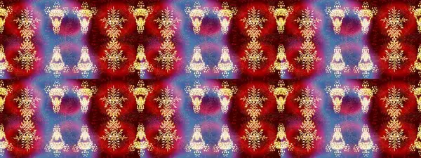 Arabesk ile klasik model. Arabesk ve çiçekli doğu raster desenleri. Geleneksel klasik süs.