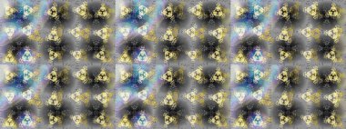 Kar taneleri arka planda. Kar taneleri deseni. Arkaplanda soyut kar taneleri olan düz tasarım. Raster illüstrasyonu. Kar tanesi süslemeli desen.