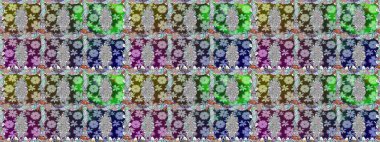 Vadinin çiçekleri tarafsız renklerde. Çiçeksiz desenlerin çizimi.