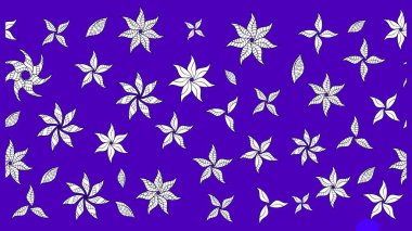 Renkli çizim kalıbı. Çiçek arkaplan. Çiçek duvar kâğıdı. Raster illüstrasyonu. Menekşe renklerinde sevimli tekstil.