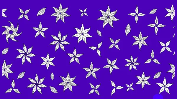 Renkli çizim kalıbı. Çiçek arkaplan. Çiçek duvar kâğıdı. Raster illüstrasyonu. Menekşe renklerinde sevimli tekstil.