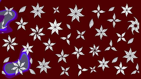 Suluboya çizim kalıbı. Dekorasyon ve tasarım için güzel bir desen. Moda baskısı. Çiçeğin suluboya çizimlerinin mükemmel deseni. Eski model. Raster illüstrasyonu.