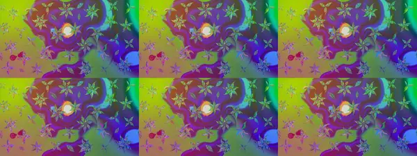 Raster Hip kumaş deseni. Eskiz Vintage Çiçek Deseni.