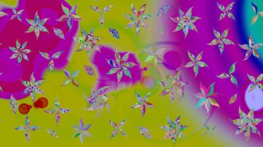 Sevgililer günü ve tebrik kartı konsepti için şık bir davetiye. Mor renkte manzaralı çiçek deseni. Üst manzara, yumuşak stil. Çiçek kompozisyonu, el boyası, hassas şablon..