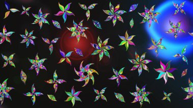 Klasik çiçek desenli. Raster 'ın taze dokusu. Yumuşak fayans. Paketleme, tekstil, duvar kâğıdı için çiçek eskizi. Yumuşak pamuk tasarımı.