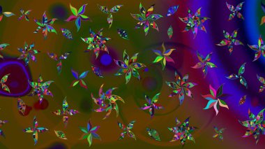 Tony 'nin kumaş kalıbını çiz. Küçük çiçekteki sevimli çiçek deseni. Modaya uygun kumaş deseni. Raster illüstrasyonu.