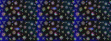 Sketch Floral Pattern in Raster illustration. Fancy fabric pattern. Colour Spring Theme sketch pattern Background. Flat Flower Elements Design.