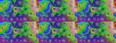 Yumuşak fayans. Klasik çiçek desenli. Paketleme, tekstil, duvar kâğıdı için çiçek eskizi. Yumuşak pamuk tasarımı. Raster taze dokusu.