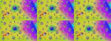 El çizimi. Suluboya çizimi. Çiçekli eskiz deseni. Sarı renkte çiçekler.