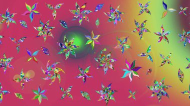 Pembe renkli çiçekler. Çiçek desenli eskiz. Tişört baskısı için çiçek boyama rasteriName.