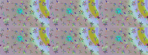 Küçük çiçekteki sevimli çiçek deseni. Tarafsız renklerde çiçekler.