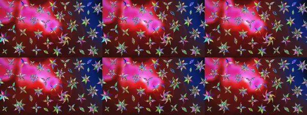 Raster suluboya çiçek deseni, narin çiçekler, kahverengi çiçekler, tebrik kartı şablonu. Güzel kumaş deseni.