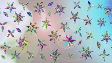 Tekstil veya kitap kapakları, imalat, duvar kağıtları, baskı, hediye paketi ve yapıştırma kitabı için çiçek eskizi geçmişi. Küçük çaplı çiçeklerdeki basit şirin desenler. Raster illüstrasyonu.