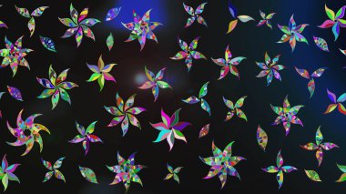 Gri renkli çiçekler. Küçük çiçekte sevimli çiçek deseni var..