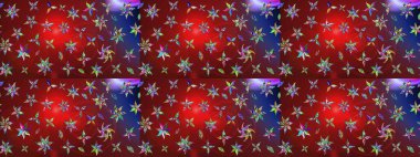 Parlak renkli çiçekli ve kırmızı yapraklı harika bir çiçek deseni. Moda baskıları için zarif bir şablon. Modern çiçek arkaplanı. Halk stili.