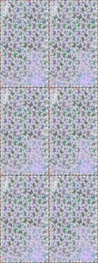 Raster illüstrasyonu. Kağıt, kumaş, ambalaj kağıdı ve duvar kağıdı tasarımı için güzel bir arka plan. Güzel kelebek resimlerini renklendir.