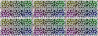 Raster düz çiçekleri pürüzsüz desen. Hediye ambalaj kağıdı, tebrik kartları, posterler ve pankart tasarımı. Renkli çiçekler.