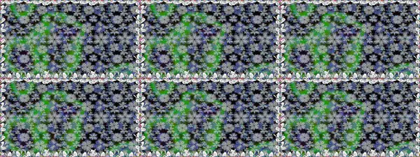 Gri renkli çiçekler. Çiçekli karalama şeklinde Raster çiçek deseni. Nazik, sevimli çiçek arkaplanı..