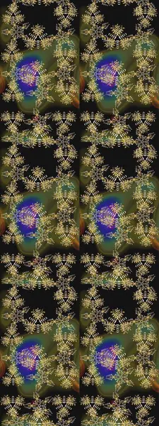 Renkli elementlerle Raster ilginç desen.