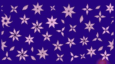 Renkli grunge, soyut arkaplanı kolomavi çiçeklerle süslüyor. Nakış desenli çiçek deseni. İzler, kumaş, duvar kağıtları, tekstil için raster dokusu.