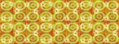 Raster illüstrasyonu. Bokeh sarısı, turuncu, nötr ve kar taneleriyle dekoratif Noel arkaplanı.