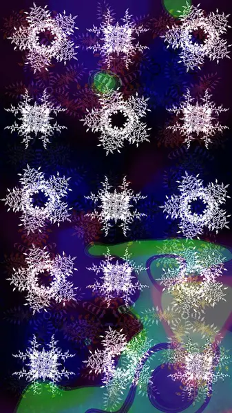 Yeni yıl kar tanesi. Güzel soyut kar taneleri raster tasarımı. Düz kar karalama ikonları, kar taneleri silueti siyah, mavi ve nötr renkler Noel afişi için, kartlar.