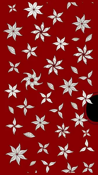 Çiçekli çiçek deseni, suluboya. Süslü kumaş deseni. Raster deseni.