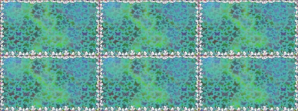 Raster illüstrasyonu. Klasik tarzda hem de. Doğa kelebeğinin yüksek kalitesi. Su rengi filtre efektiyle mavi üzerine resimler.