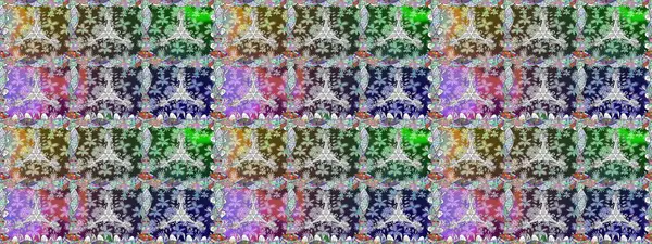 Tarafsız renklerde çiçekler. Kumaş desenli papatya çiçekleri ayrıntıları.