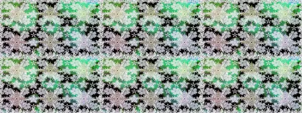 Tarafsız renklerde çiçekler. Raster illüstrasyonunda kusursuz çiçek deseni.