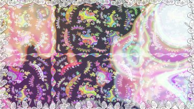 Elle çizilmiş Raster resim. Parlak unsurları. Sorunsuz çiçek deseni-ebilmek var olmak kullanılmış için duvar kağıdı, kağıt, davet, el ilanı, afiş veya Web sitesi kaydırma Web sitesi arka plan.