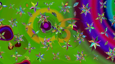 Doğal kozmetik ürünleri, parfüm, çiçekçi dükkanı için bahar ihalesi tasarımı. Karşılama ya da düğün geçmişi olarak kullanılabilir. Yeşil lale çiçekli Raster eskiz deseni. Paket kağıdı için en iyisi..