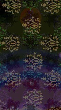 Gri üzerine çiçekler. Suluboya, elle çizilmiş. Eskiz arkaplan modeli. Raster stoku.