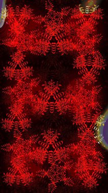 Renkli elementlerle Raster ilginç desen.