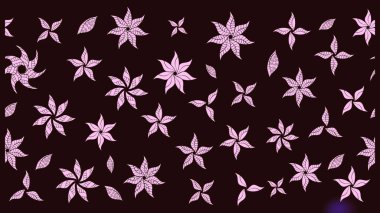 Arkaplan dokusu, duvar kağıdı, kahverengi renkli çiçek teması. Soyut etnik raster çizim kalıbı. Kabile sanatı boho baskısı, klasik çiçek arkaplanı.