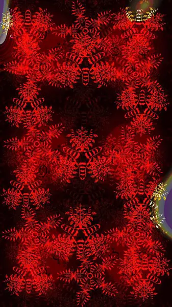 Renkli elementlerle Raster ilginç desen.