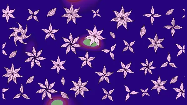 Zarif, parlak ve mavi çiçek desenli tasarım. Raster. Sabıka baskıları, bebek kıyafetleri, duvar kâğıtları, paket kutuları vb..