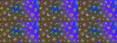 Güzel suluboya yaz çiçekleri deseni..