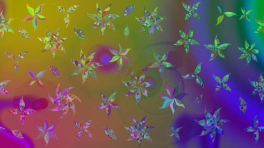 Karalama çiçekleri çizim kalıbı. Yeşil el çizimi desen. Sanat, çiçeklere ilham verir ve arka plan bırakır. Raster deseni.