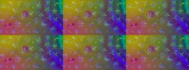 Kabile sanatı boho baskısı, klasik çiçek arkaplanı. Arkaplan dokusu, duvar kağıdı, yeşil renkli çiçek teması. Soyut etnik raster çizim kalıbı.