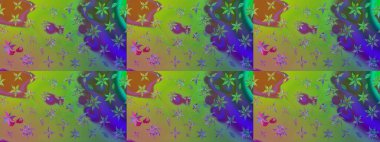 El yapımı çiçek ve bitki koleksiyonu. Raster illüstrasyonu. Raster illüstrasyonu. Eskiz stili yeşil renkler. Şirin karalamalı çiçek deseni çiz..