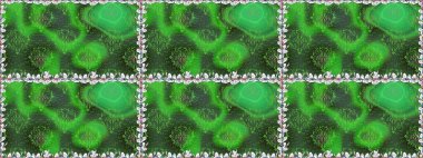 Kabile sanatı boho baskısı, klasik çiçek arkaplanı. Arkaplan dokusu, duvar kağıdı, yeşil renkli çiçek teması. Soyut etnik raster pürüzsüz desen.