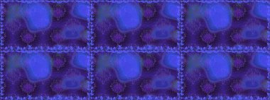 Organik motif arka planı. Kusursuz desen. Raster illüstrasyonu. Ultraviyole kumaş deseni.