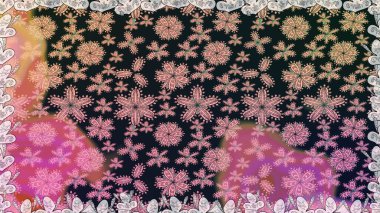 Modern stil dokusu. Çiçek desenli raster, gri çizgi grafik deseni soyut raster arkaplan.