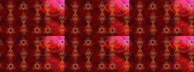 Kar Tanesi Mozaik ikonu. Siluet kar tanesi işareti izole edilmiş kırmızı, kahverengi ve siyah renkler. Düz dizayn. Sembol kışı, donmuş, Noel, yeni yıl tatili. Grafiksel element dekorasyonu. Raster illüstrasyonu