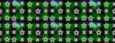 Raster illüstrasyonu. Oriental raster klasik siyah, yeşil ve mavi ve altın desenli. Soyut arkaplan çizimi.