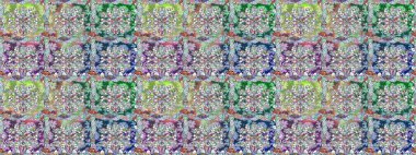 Rengarenk çiçekleri ve doğal renklerde yaprakları olan harika, pürüzsüz çiçek deseni. Halk tarzı. Modern çiçek arkaplanı. Moda baskıları için zarif bir şablon.