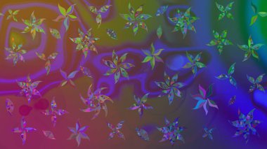 Güzel suluboya çiçekler, parlak boya çiçek desenli eskiz arka planı. Raster..