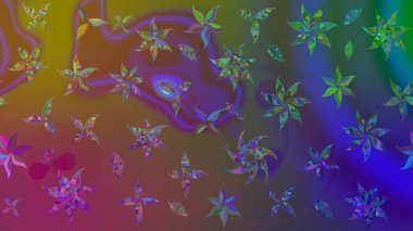 Raster. Güzel suluboya çiçekler, parlak resim ilham verici çiçek desenli eskiz arka plan.