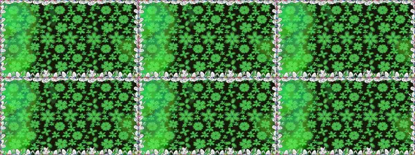 Modern stil dokusu. Çiçek desenli raster, yeşil çizgi grafik deseni soyut raster arkaplan.